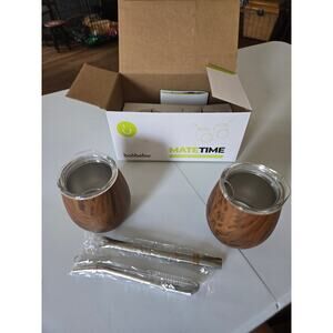 New in box balielov MateTime, premium stainless steel mate set